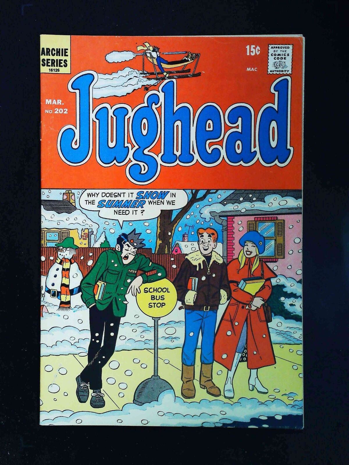 Jughead #202 Archie Comics 1972 Fn-