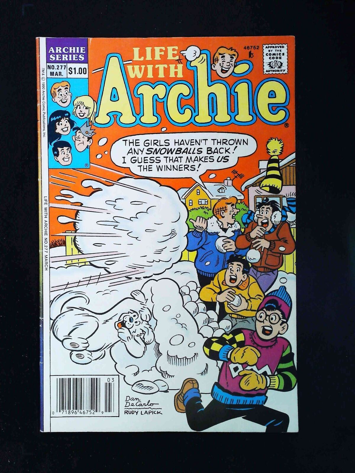 Life With Archie #277 Archie Comics 1990 Fn/Vf Newsstand