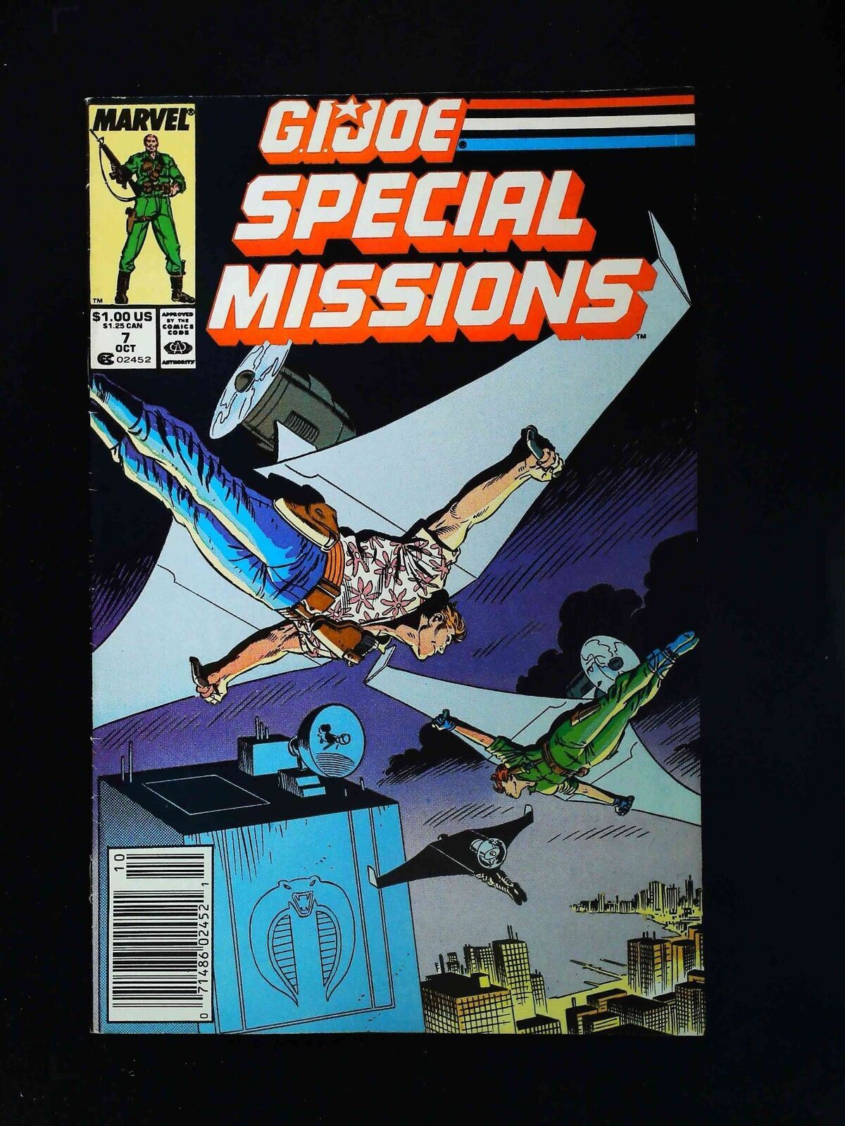 Gi Joe Special Missions #7 Marvel Comics 1987 Vf- Newsstand