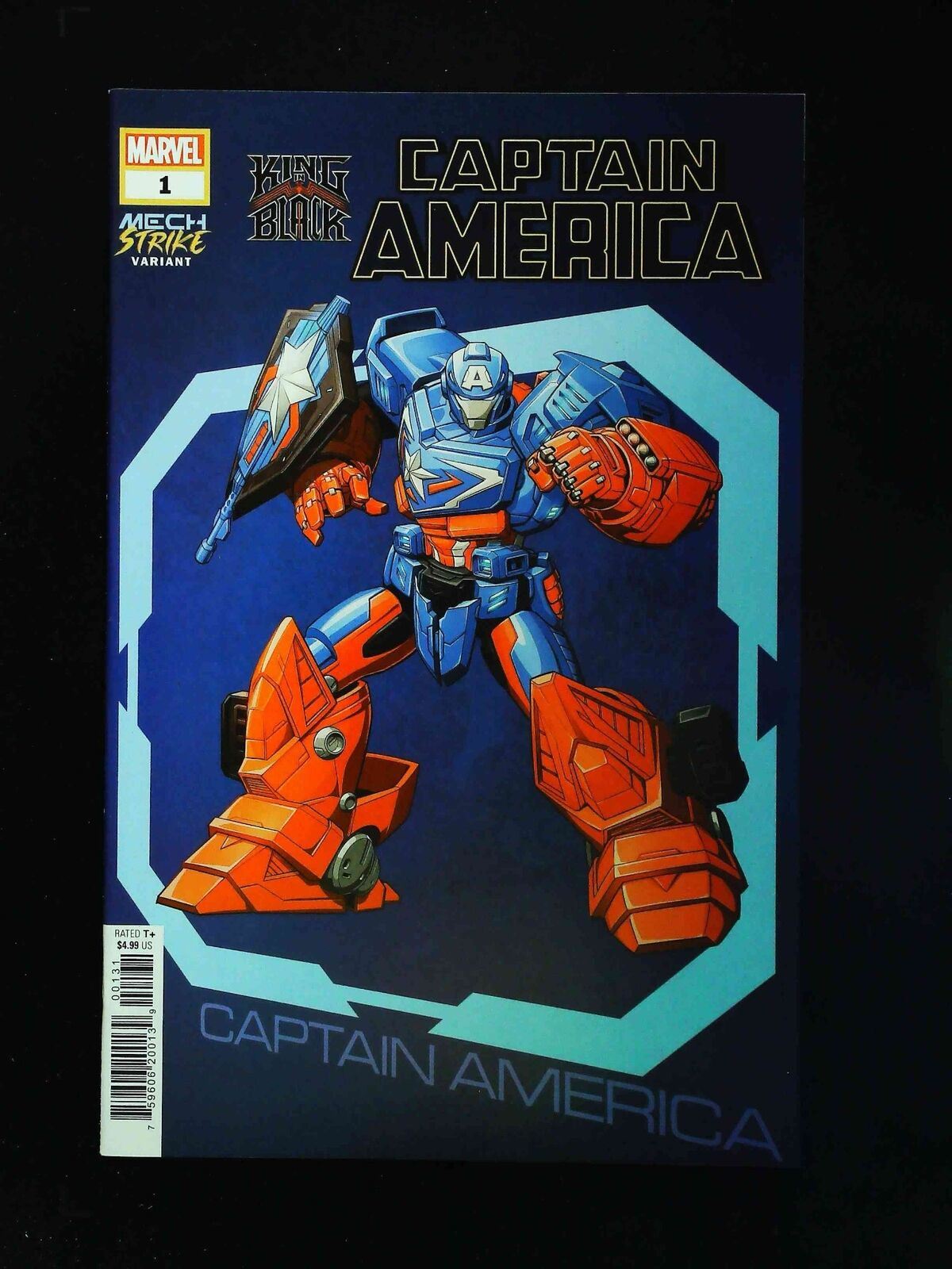 King In Black Captain America #1C Marvel Comics 2021 Nm Mech Strike Variant