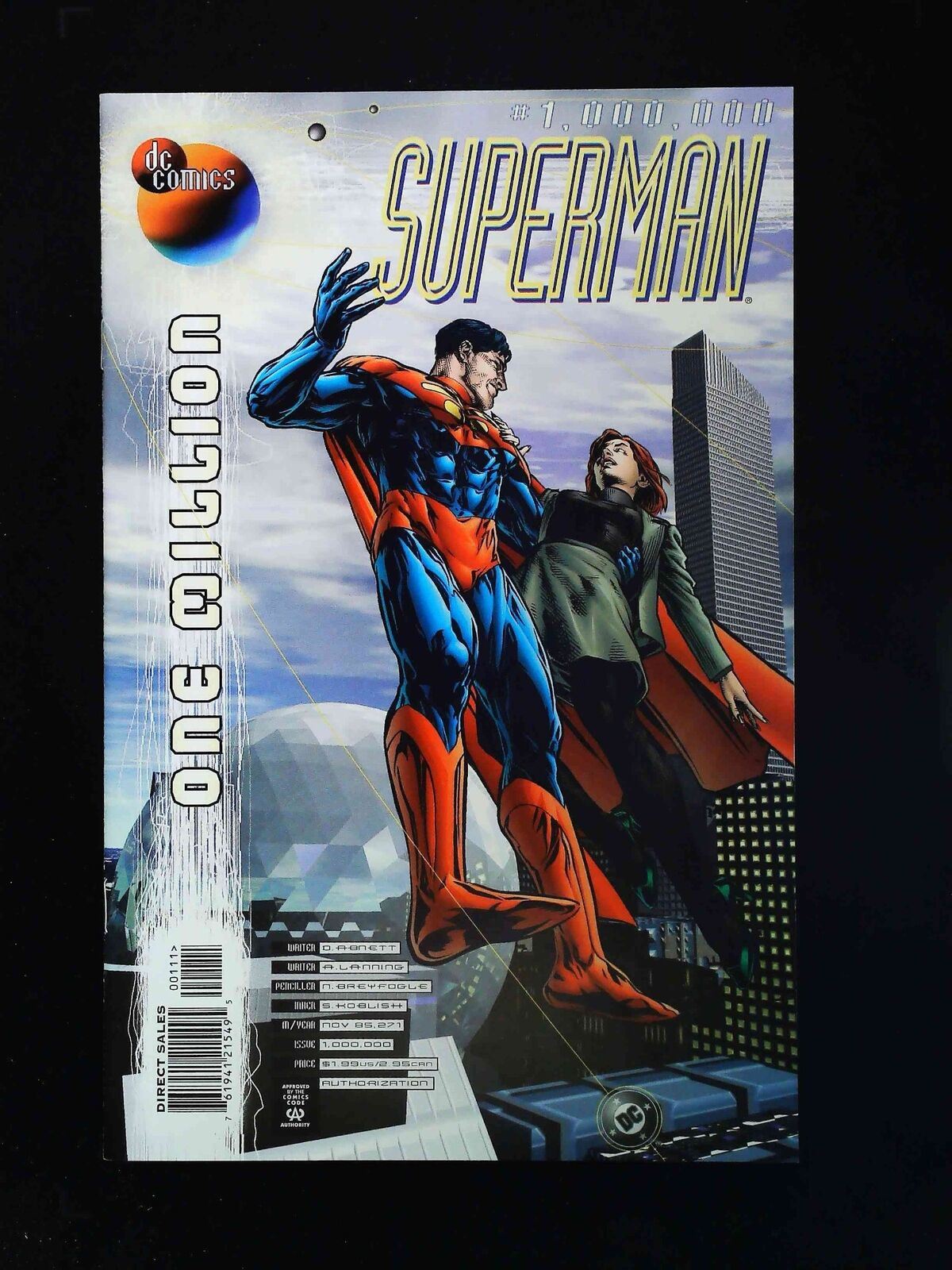 SUPERMAN ONE MILLION #1 DC COMICS 1998 NM