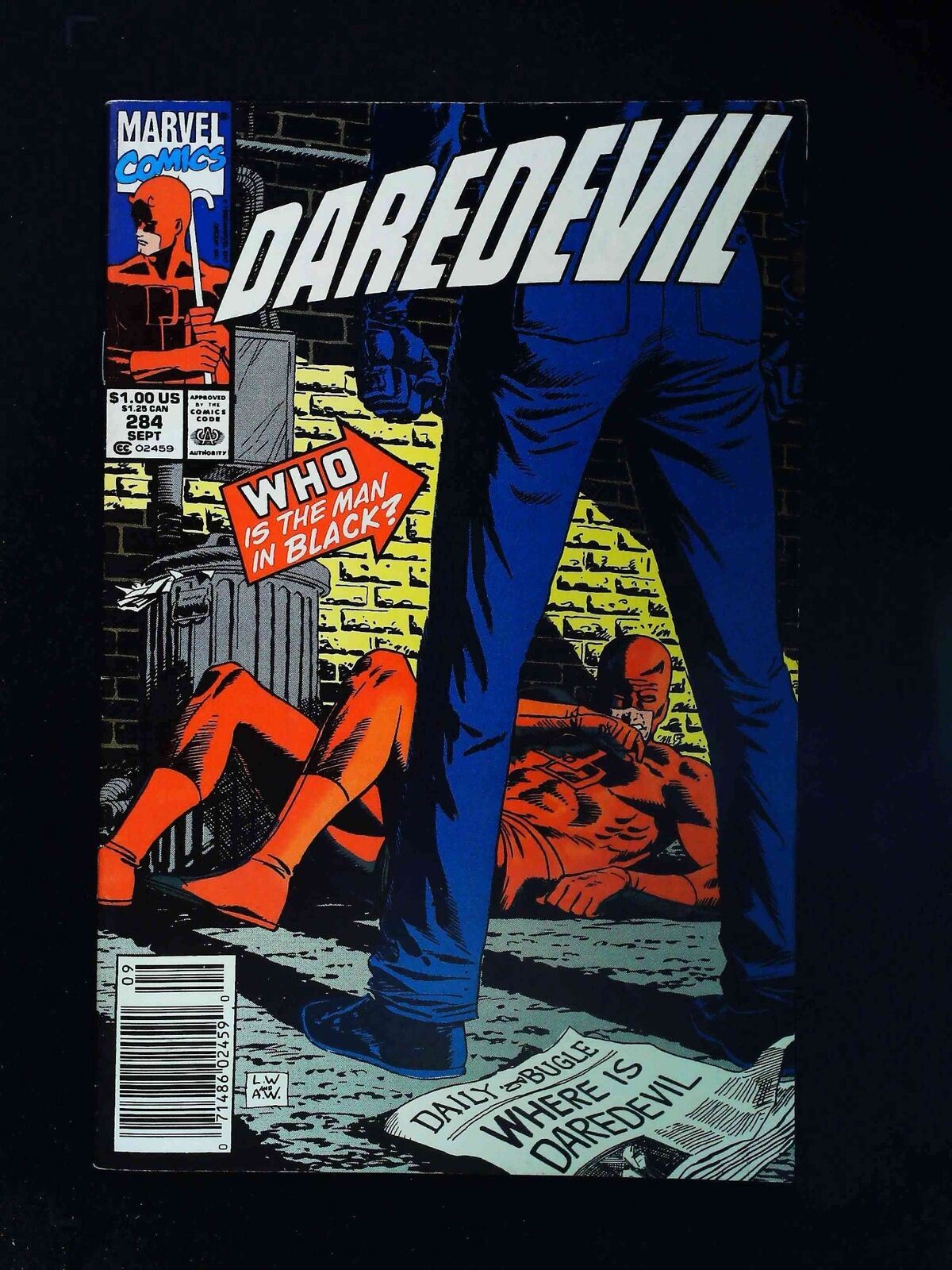 Daredevil #284 Marvel Comics 1990 Vf Newsstand