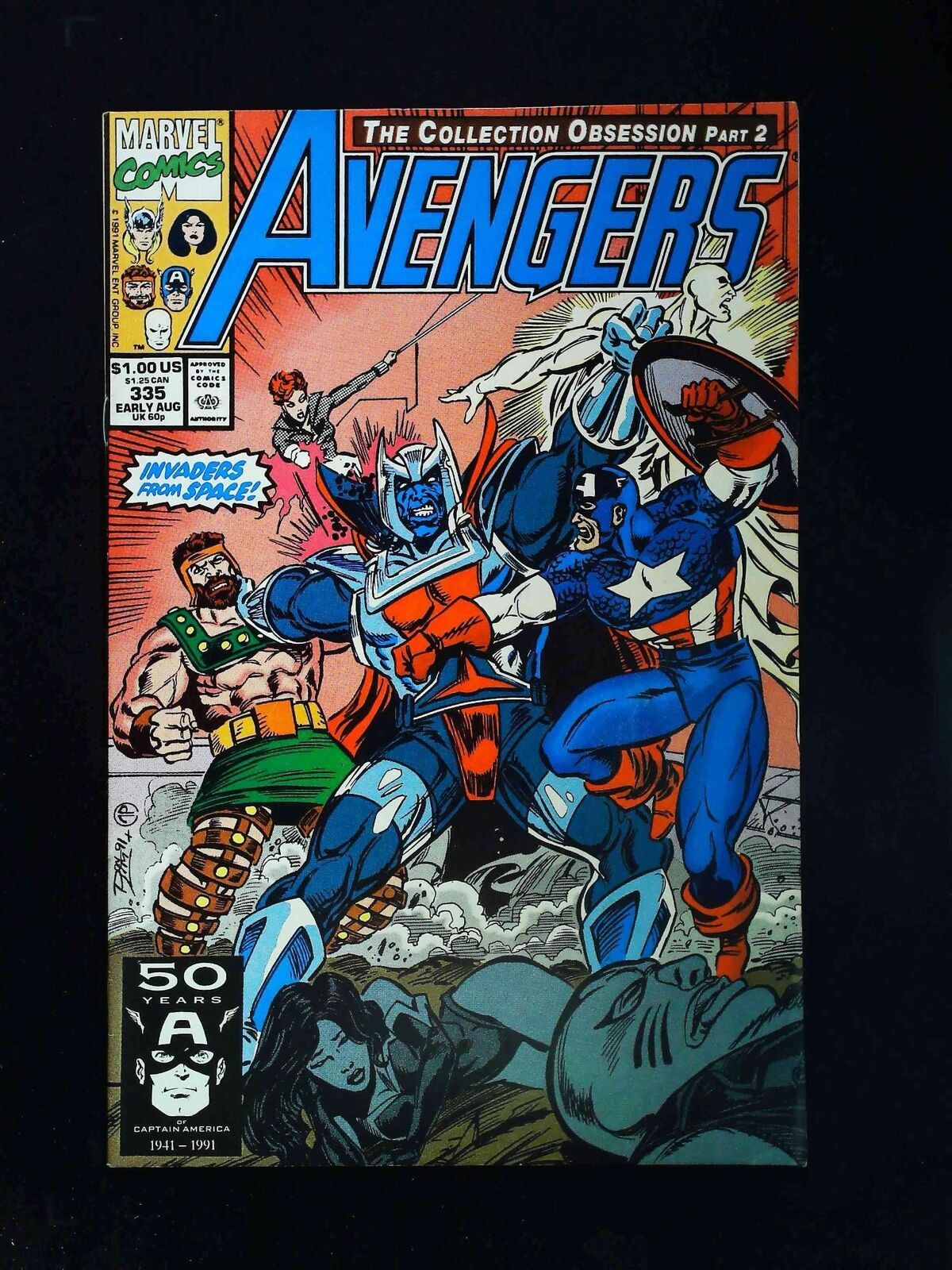 Avengers #335 Marvel Comics 1991 Vf-