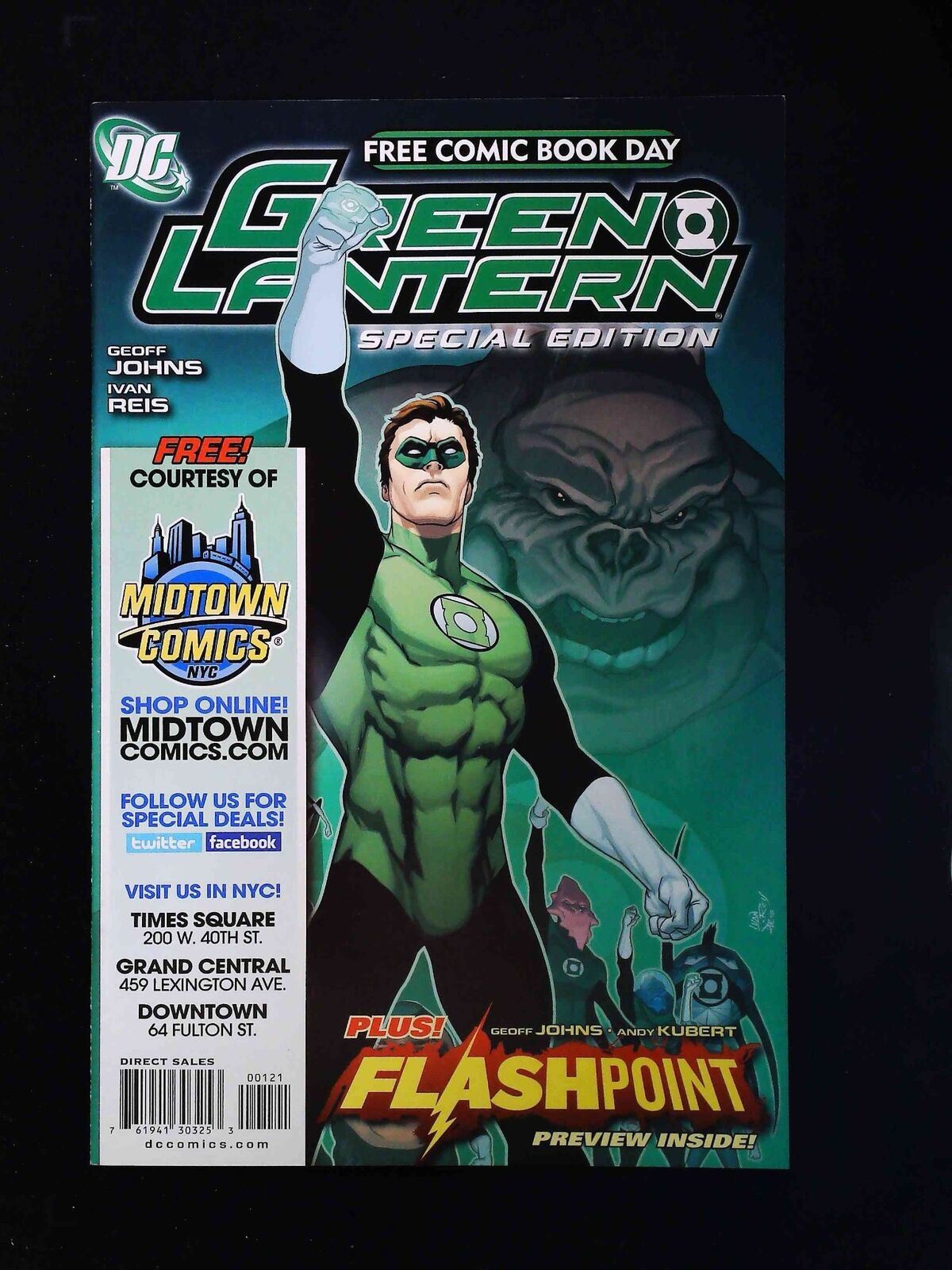 Green Lantern Flashpoint Special Fcbd #1Heroes Dc Comics 2011 Nm-