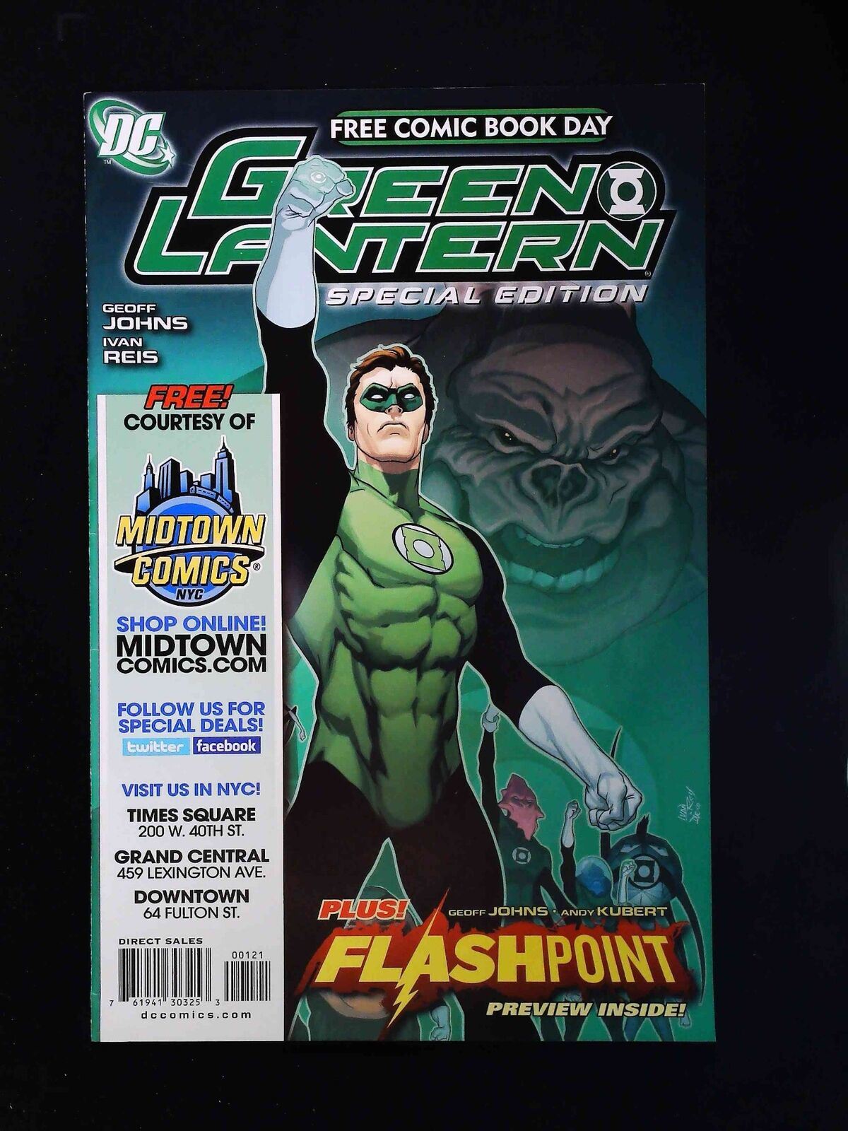 Green Lantern Flashpoint Special Fcbd #1Heroes Dc Comics 2011 Vf+
