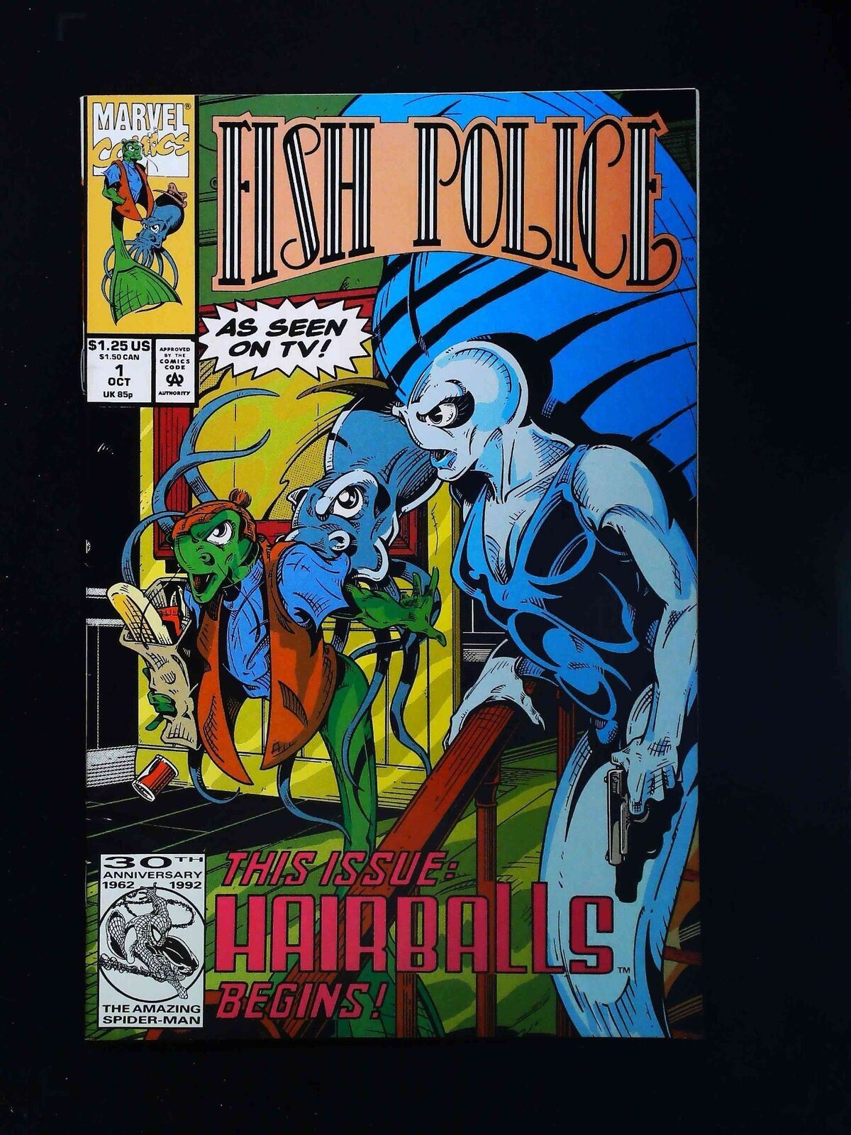 FISH POLICE #1 MARVEL COMICS 1992 VF+