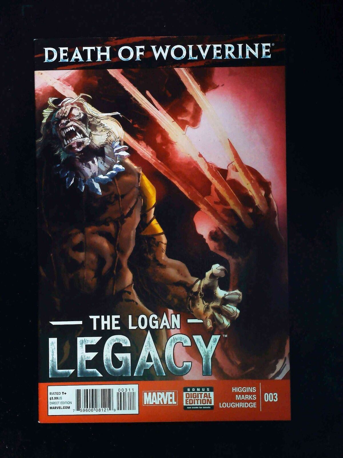 Death Of Wolverine The Logan Legacy #3 Marvel Comics 2014 Nm-
