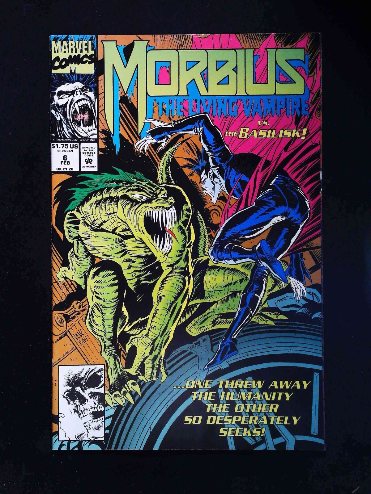 Morbius The Living Vampire #6 Marvel Comics 1993 Nm
