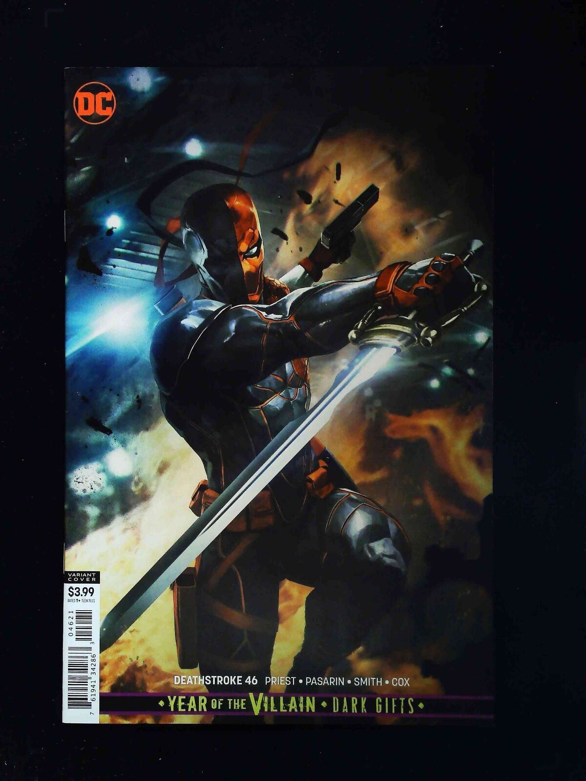 Deathstroke #46B (3Rd Series) Dc Comics 2019 Nm+ Skan Variant