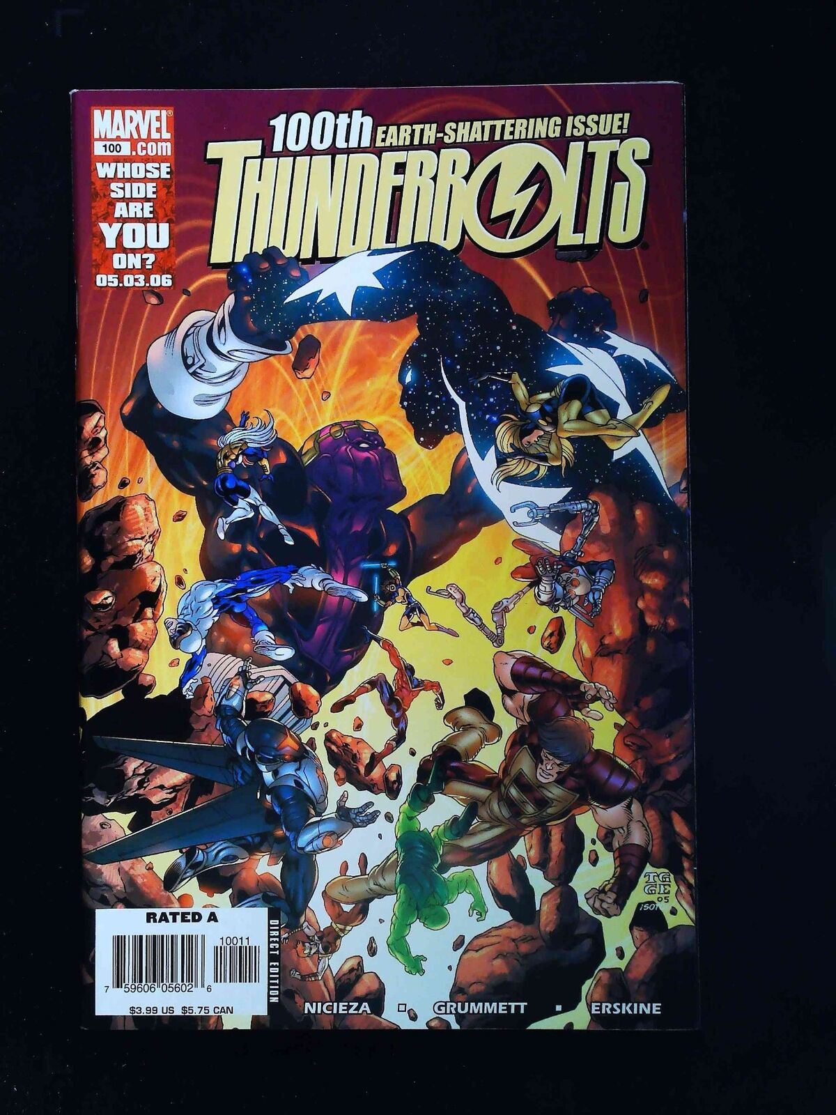 Thunderbolts #100 Marvel Comics 2006 Nm