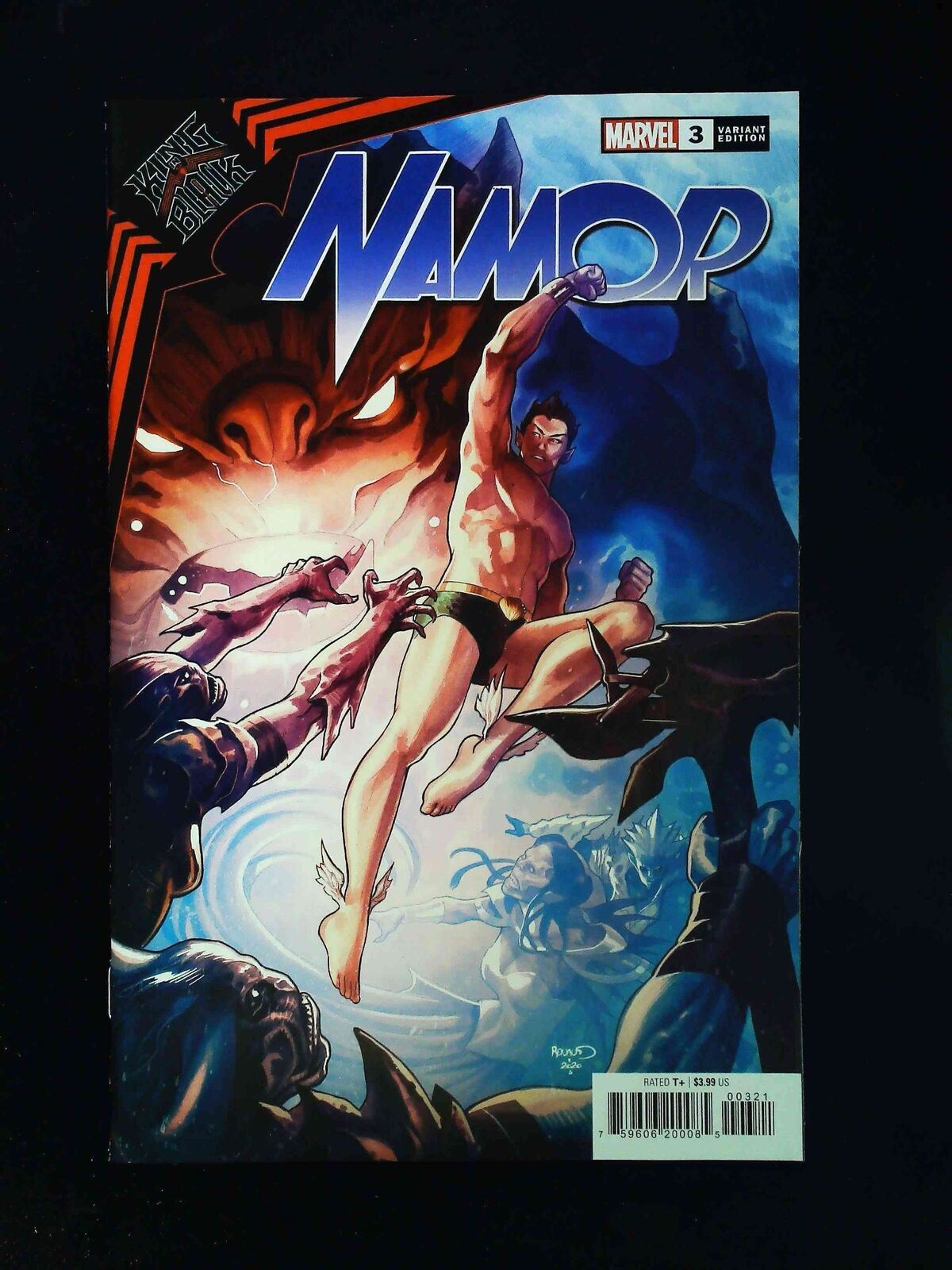 King In Black Namor #3B Marvel Comics 2021 Nm Paul Renaud Variant