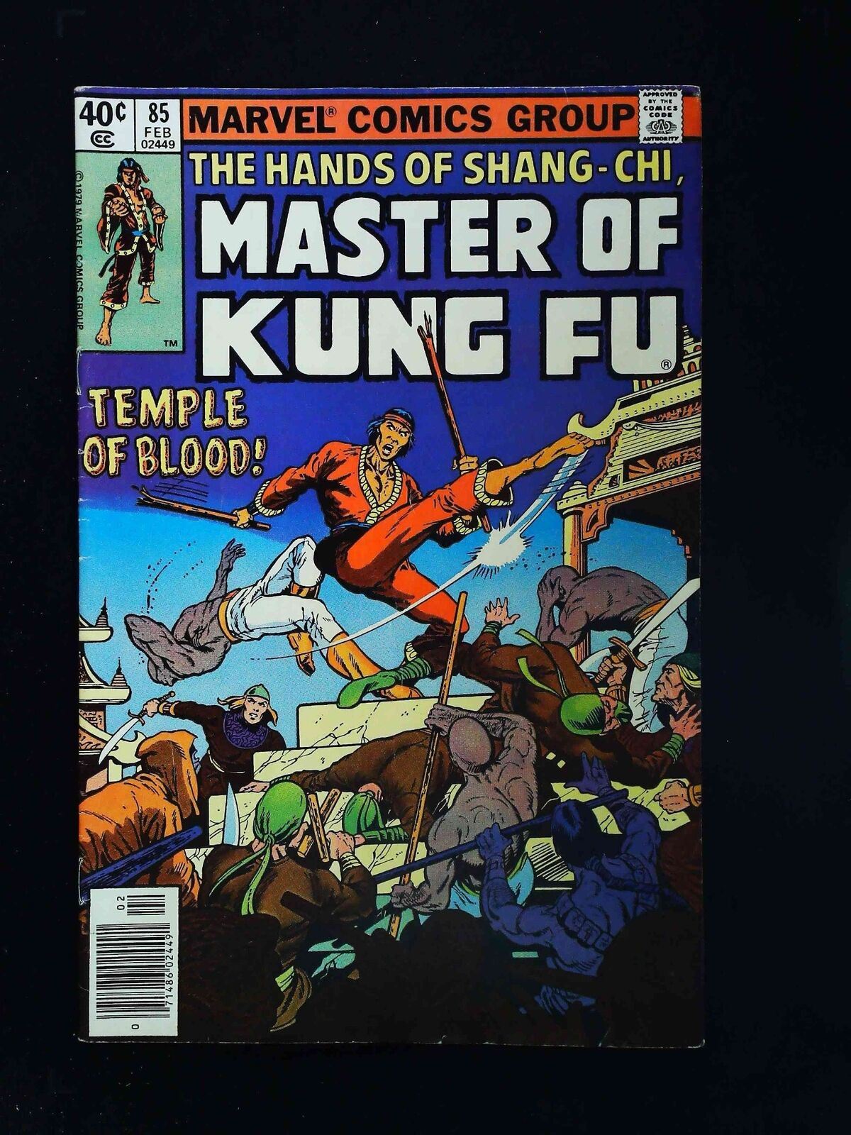Master Of Kung Fu #85 Marvel Comics 1980 Fn+ Newsstand
