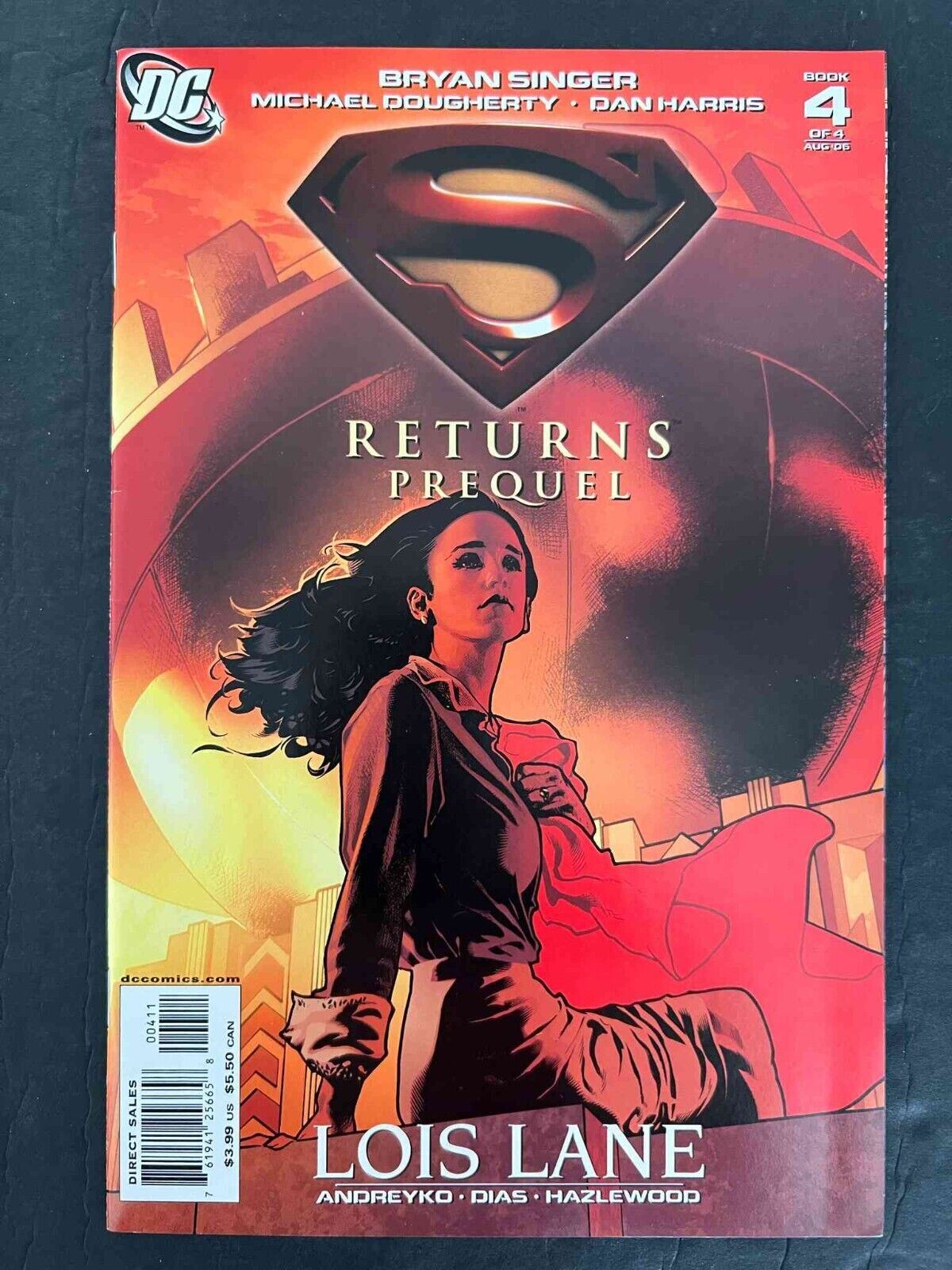 Superman Returns Full Set #1,2,3,4 Dc Comics 2006 Nm+