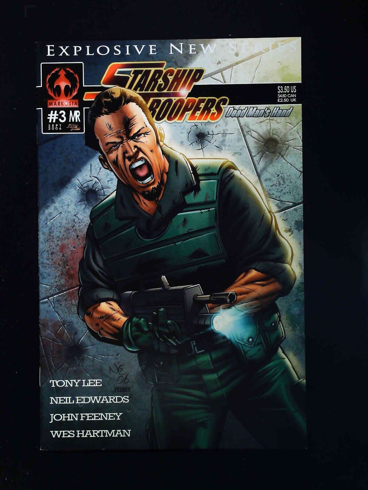 Starship Troopers Dead Mans Hand #3 Markosia Comics 2006 Nm