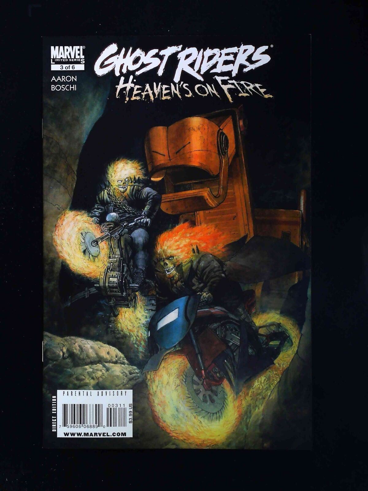 Ghost Rider Heaven S On Fire #3 Marvel Comics 2009 Vf/Nm