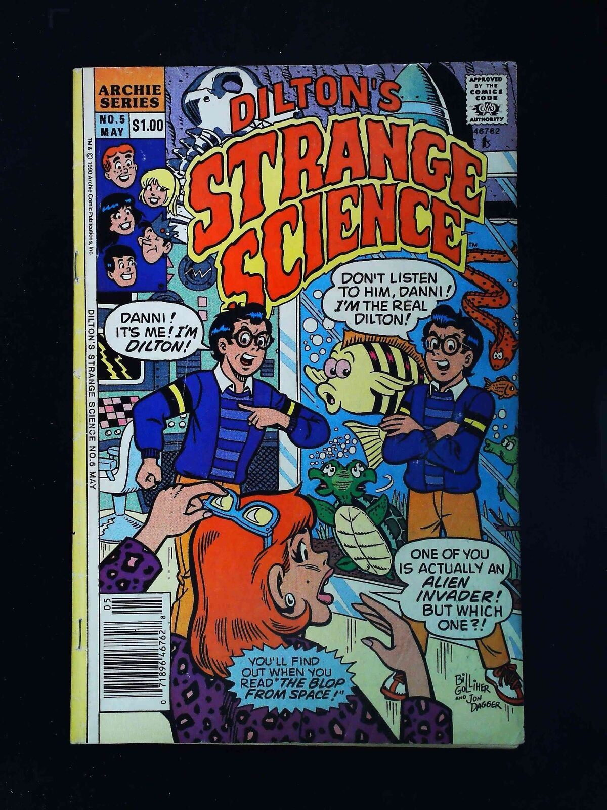 Dilton'S Strange Science #5 Archie Comics 1990 Vg+ Newsstand