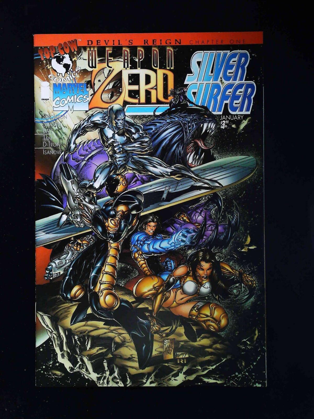 Devil'S Reign #1B Marvel Comics 1997 Nm- Variant Cover