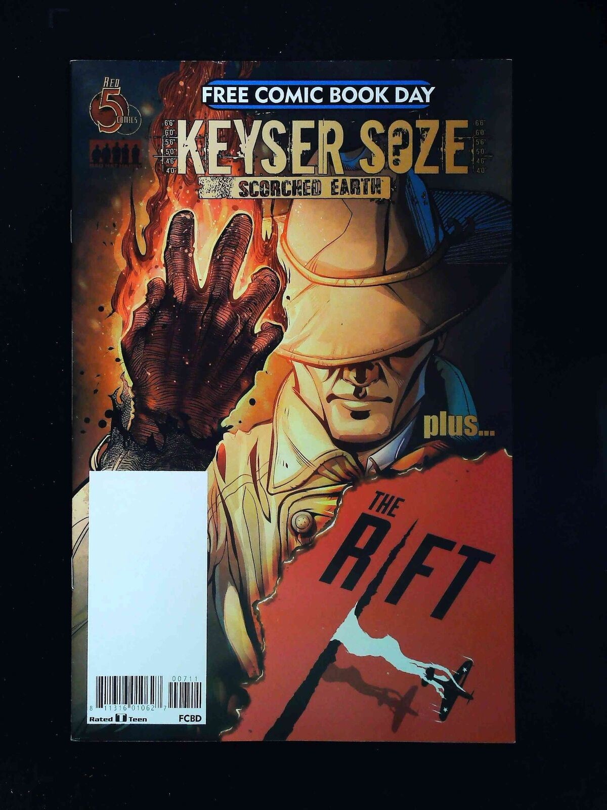 Keyser Soze Scorched Earth/Rift Fcbd #2017 Red 5 Comics 2017 Nm-