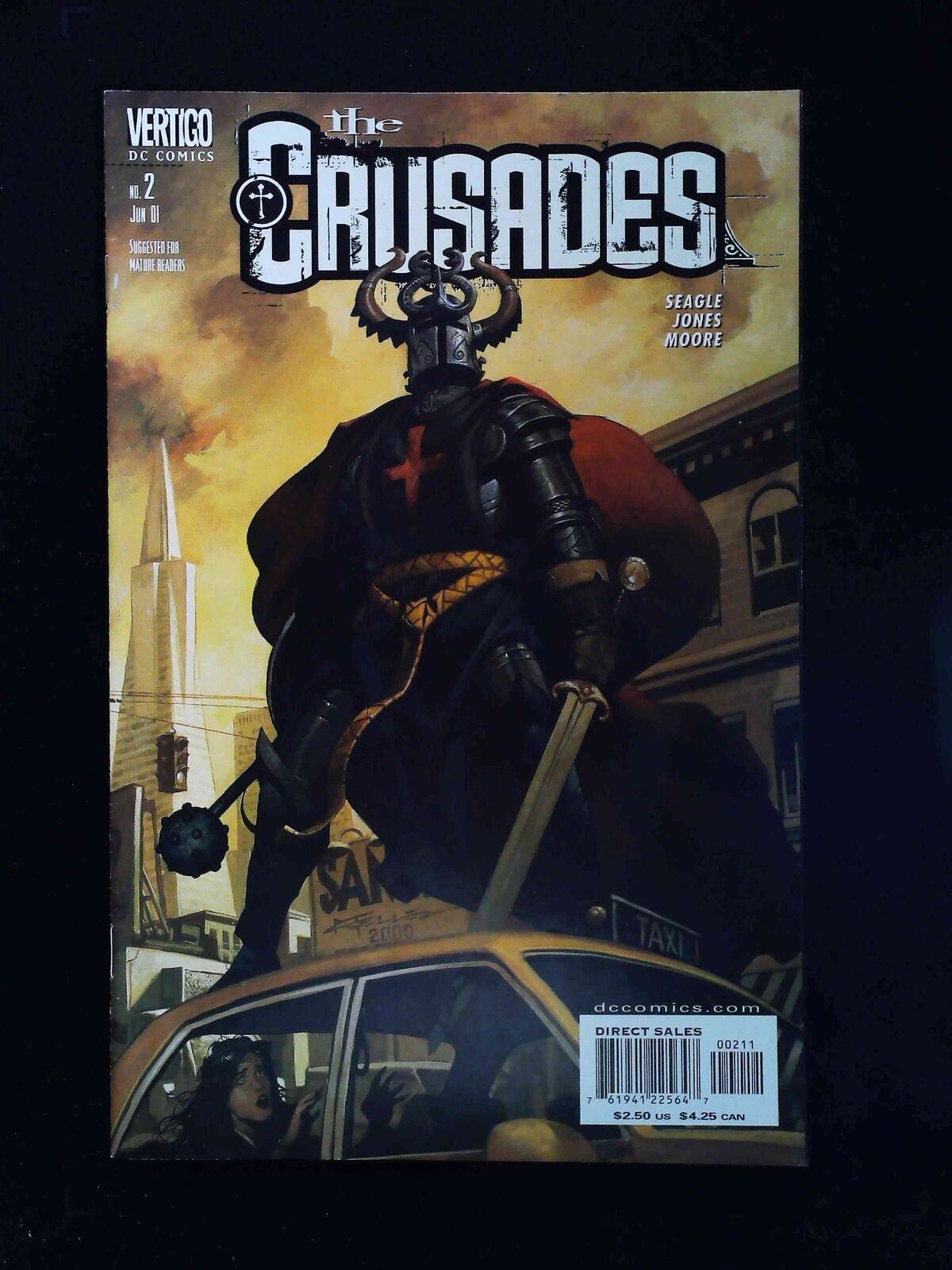 Crusades #2 Dc/Vertigo Comics 2001 Vf+