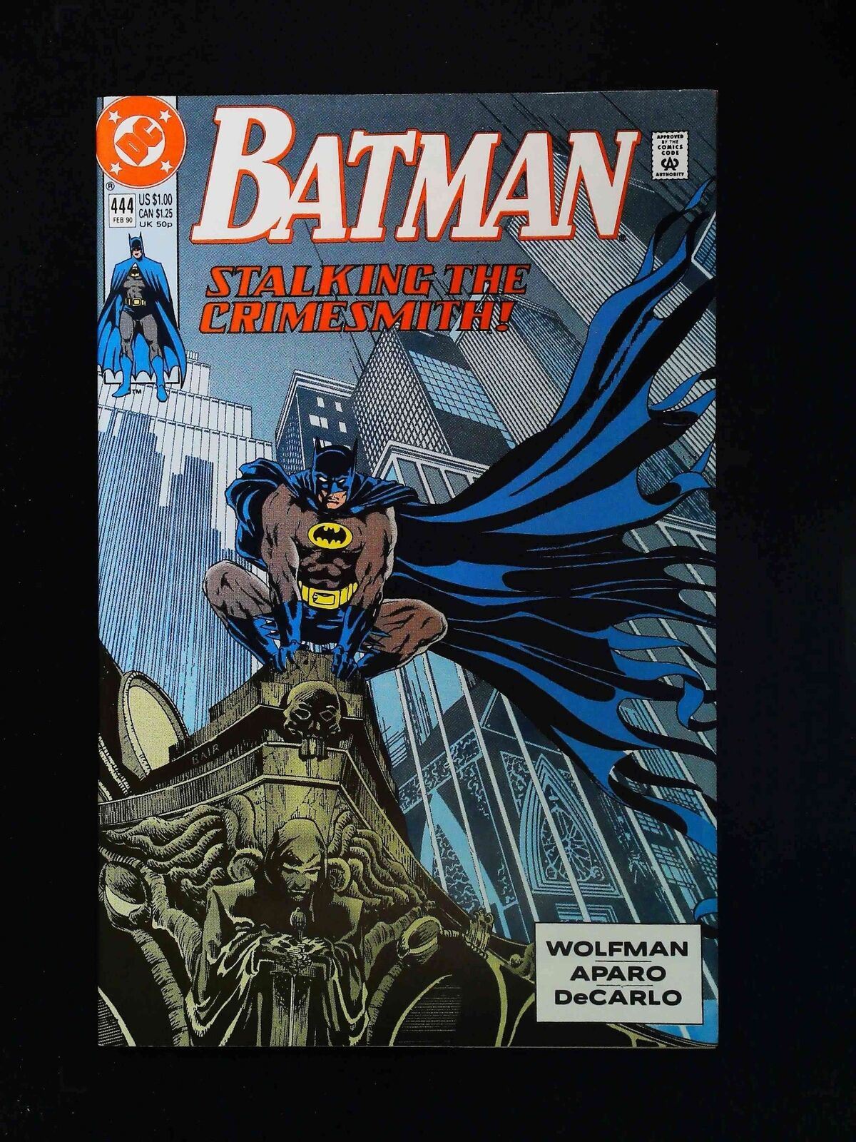 Batman #444 Dc Comics 1990 Vf/Nm