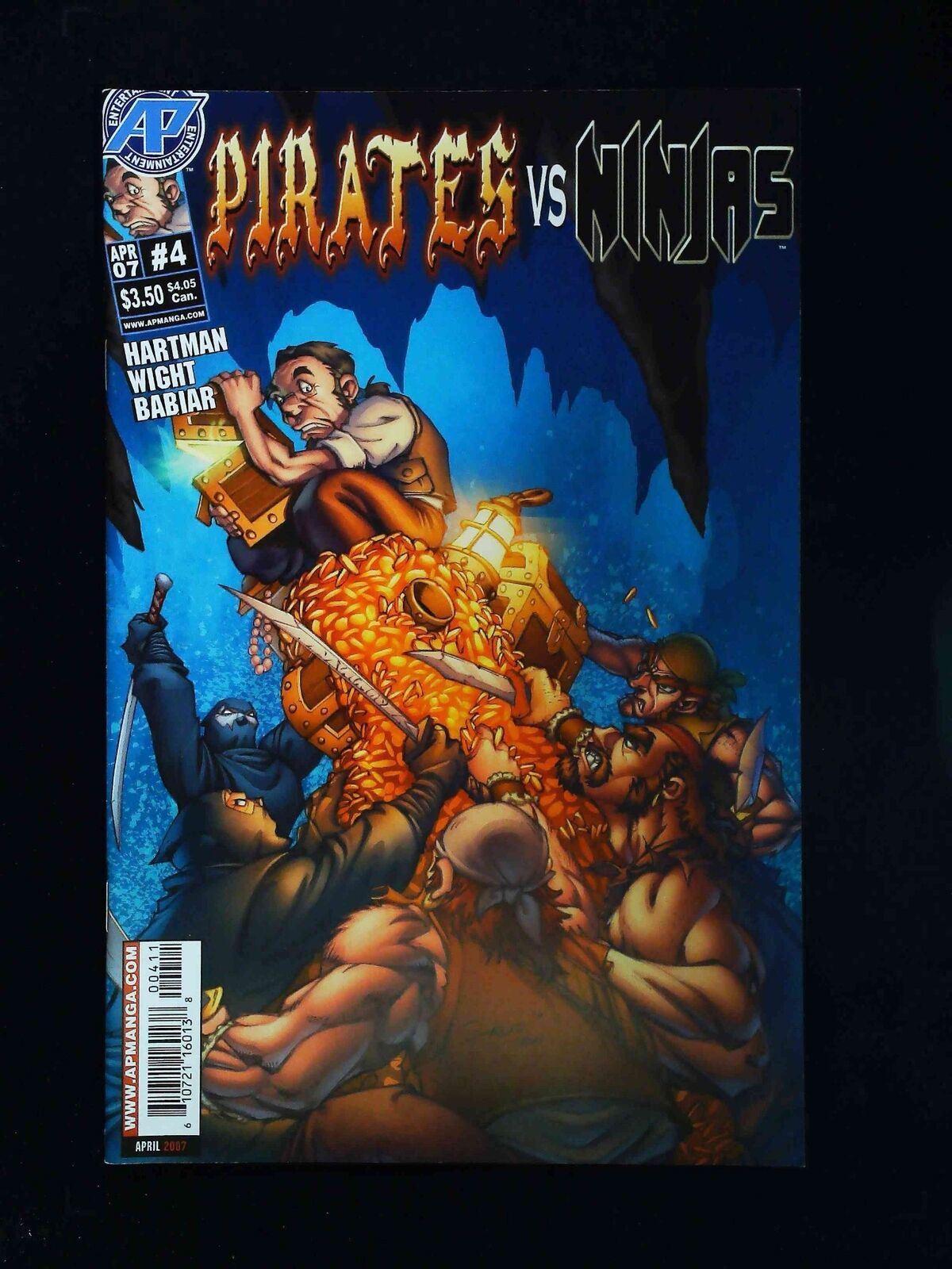 Pirates Vs Ninjas #4 Antartic Press Comics 2007 Nm