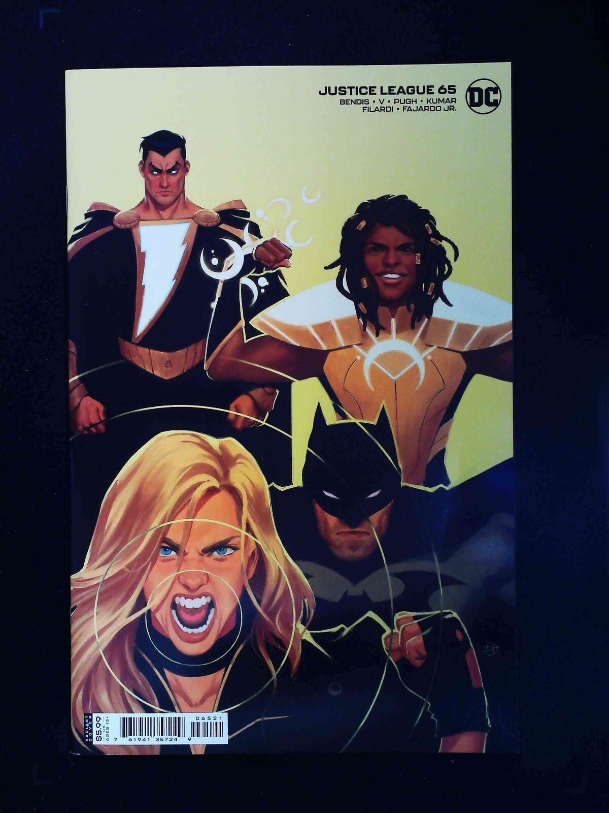 Justice League #65B Dc Comics 2021 Nm+ Talaski Variant
