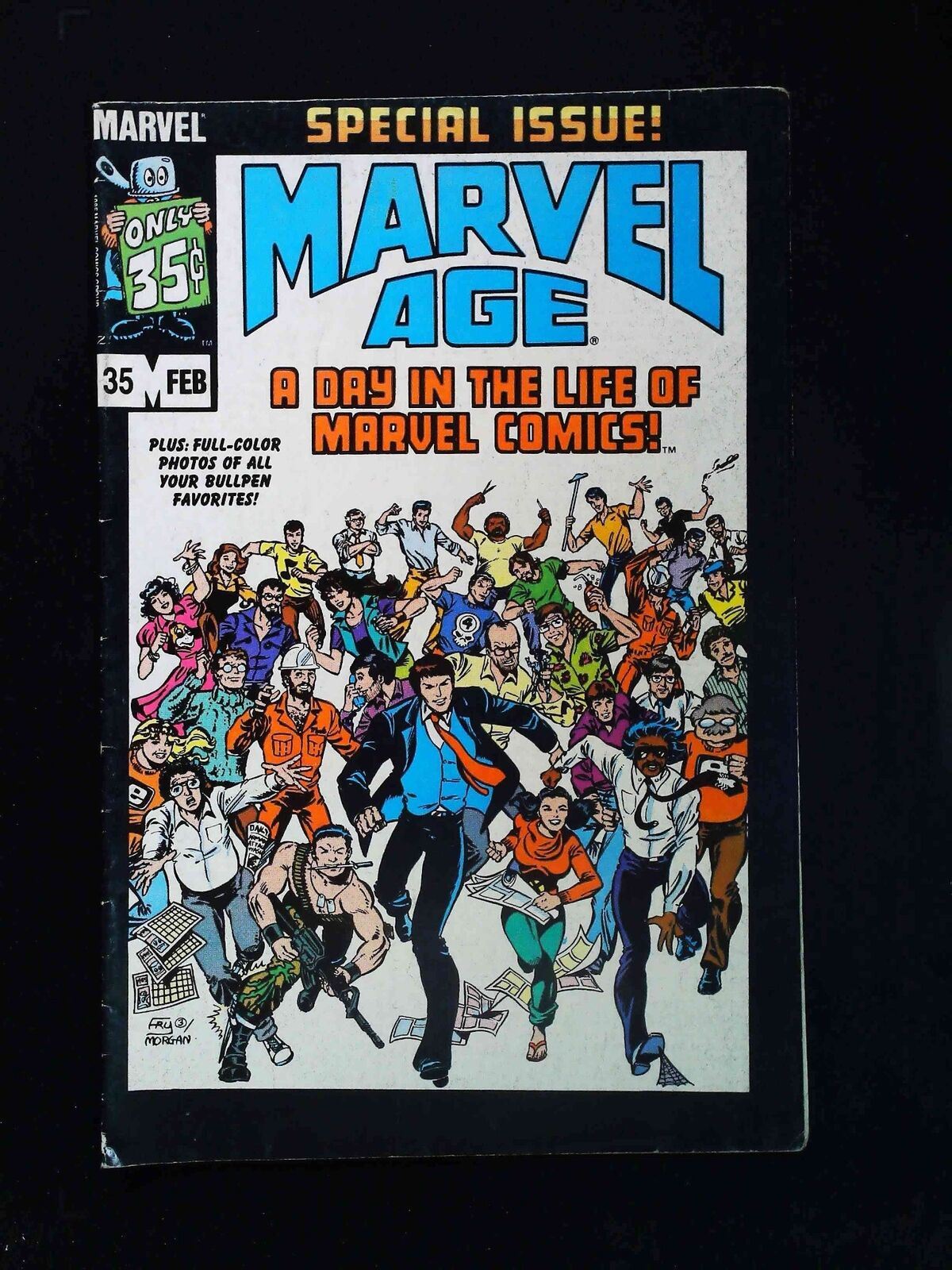 Marvel Age #35 Marvel Comics 1986 Fn