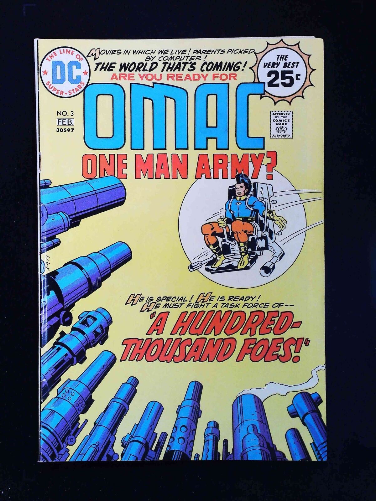 Omac #3 Dc Comics 1975 Vg/Fn