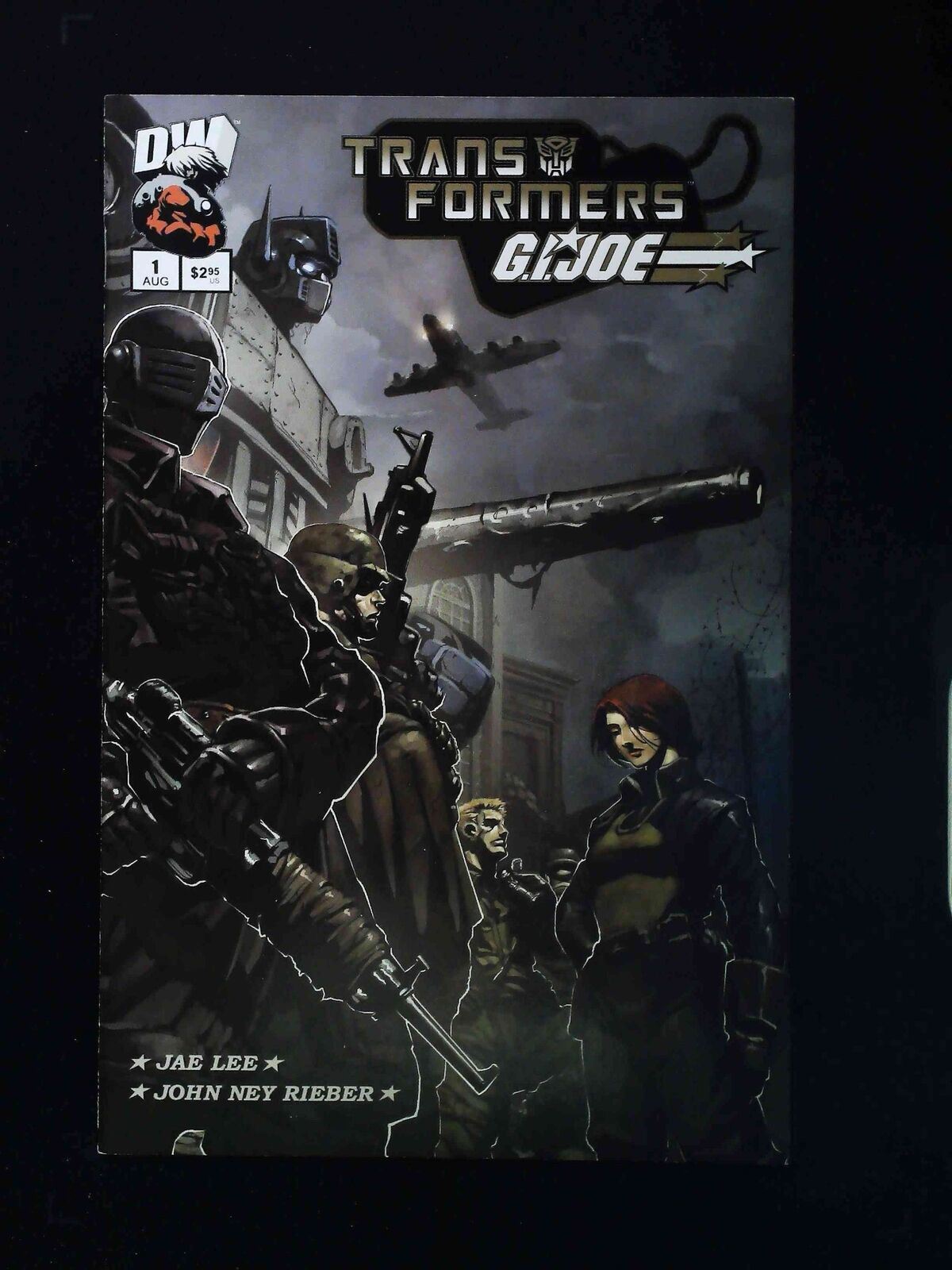 Transformers Gi Joe #1B Dreamwave Comics 2003 Vf+ Grey Variant