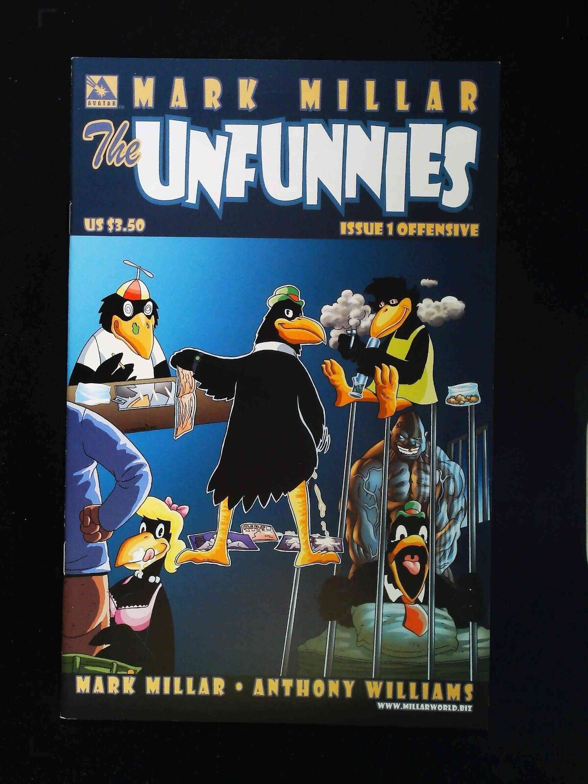 Unfunnies #1B Avatar Comics 2004 Nm Offensive Variant
