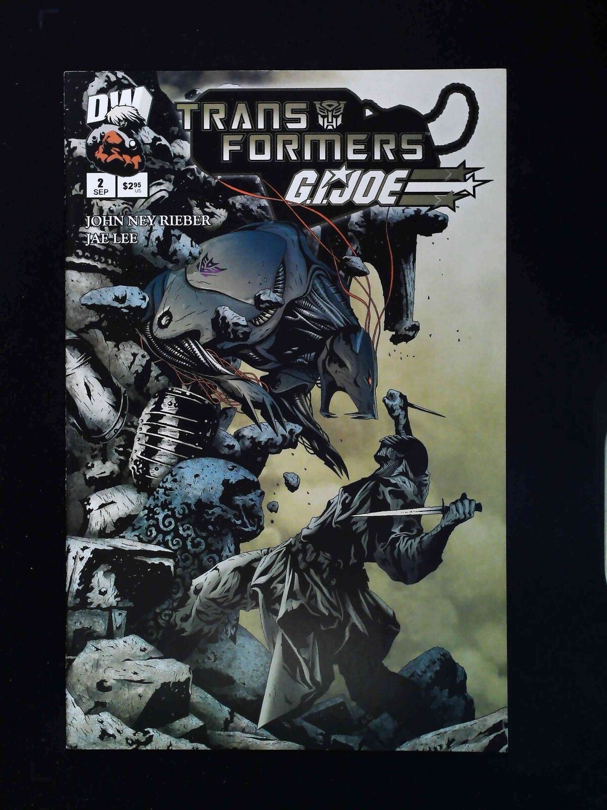 Transformers Gi Joe #2 Dreamwave Comics 2003 Vf+