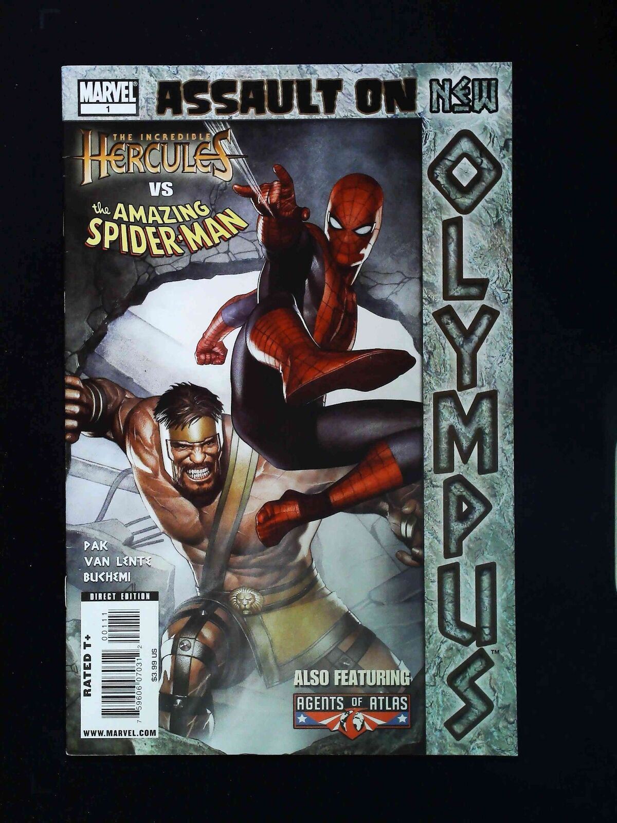 Assault On New Olympus #1 Marvel Comics 2010 Vf+