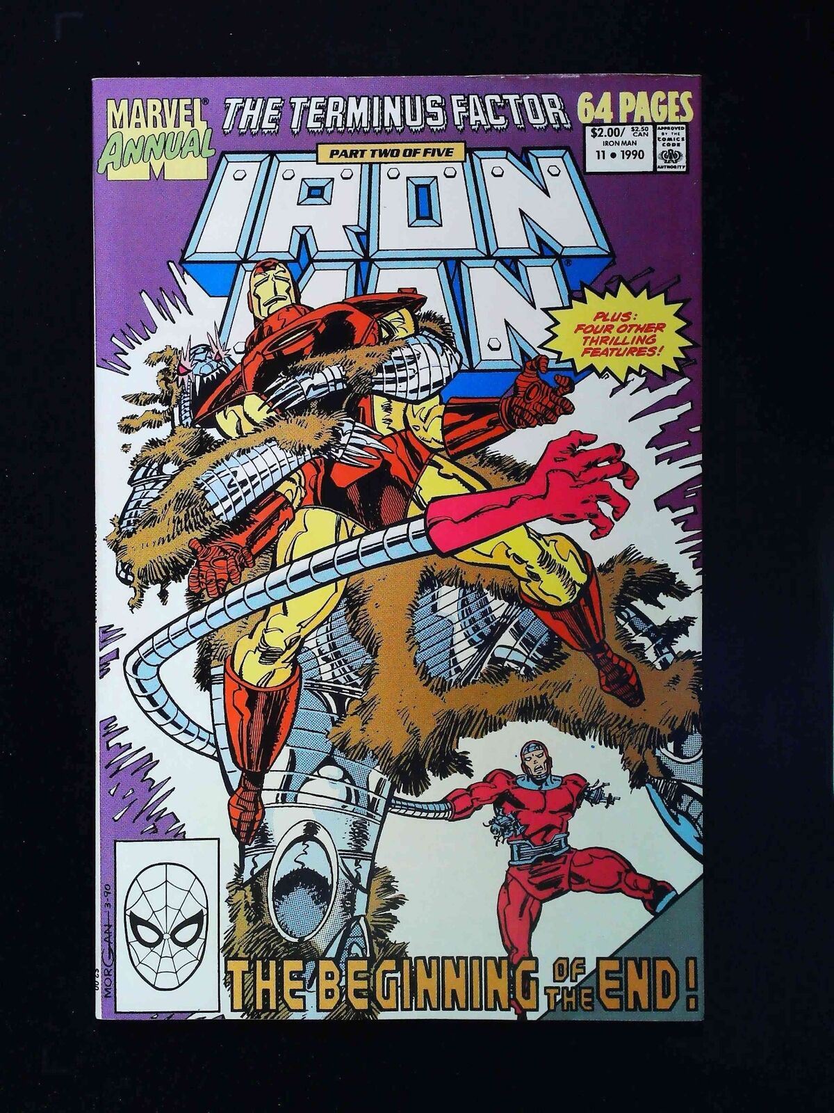 Iron Man Annual #11 Marvel Comics 1990 Vf/Nm