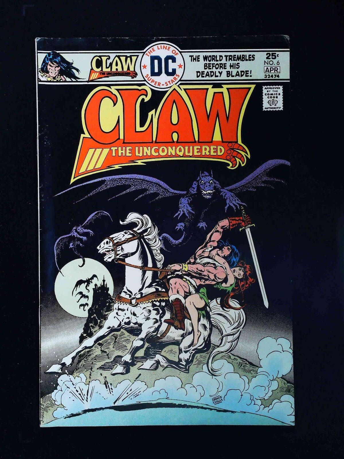 Claw The Unconquered #6 Dc Comics 1976 Fn+