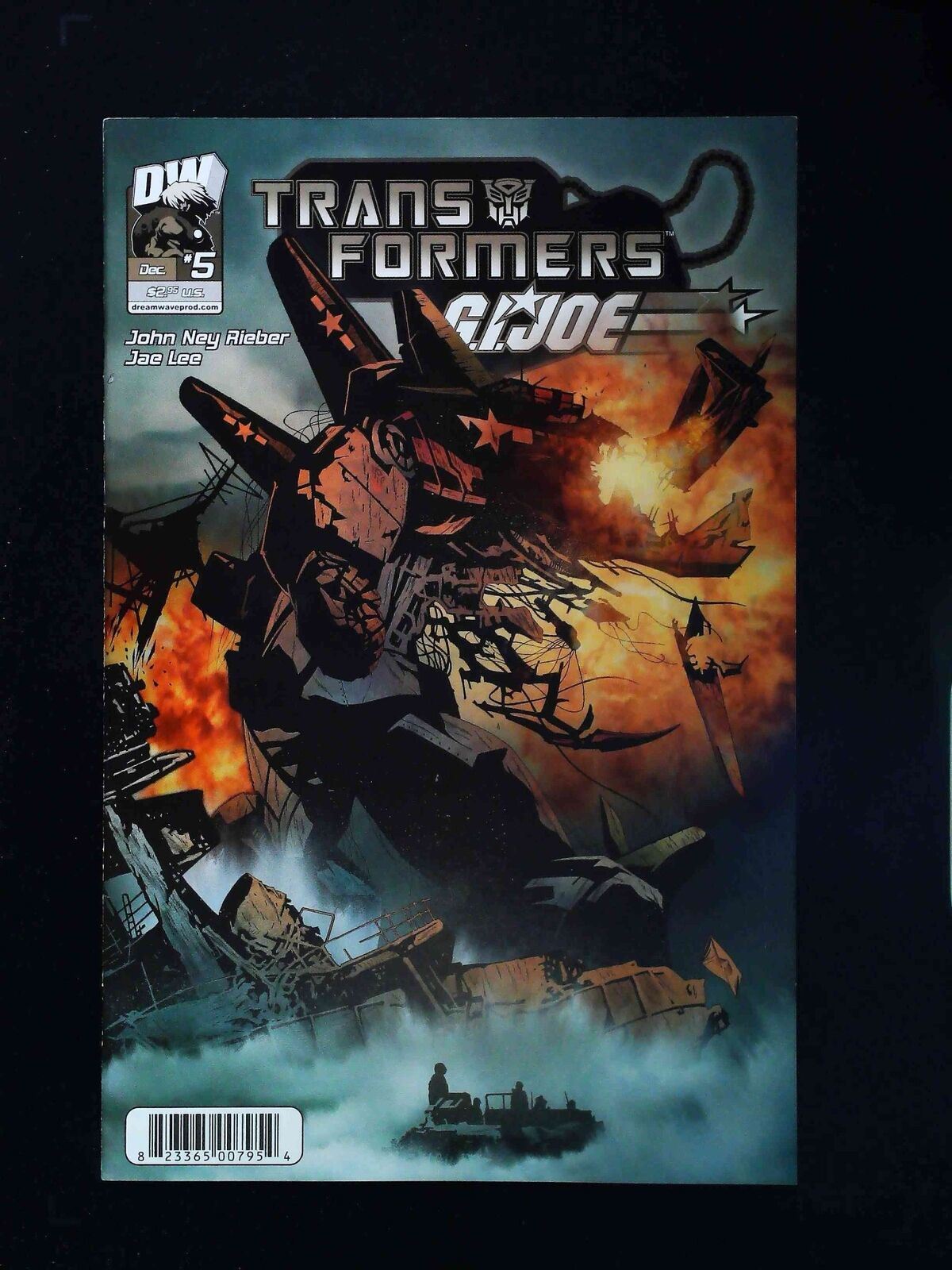 Transformers Gi Joe #5 Dreamwave Production Comics 2004 Vf+