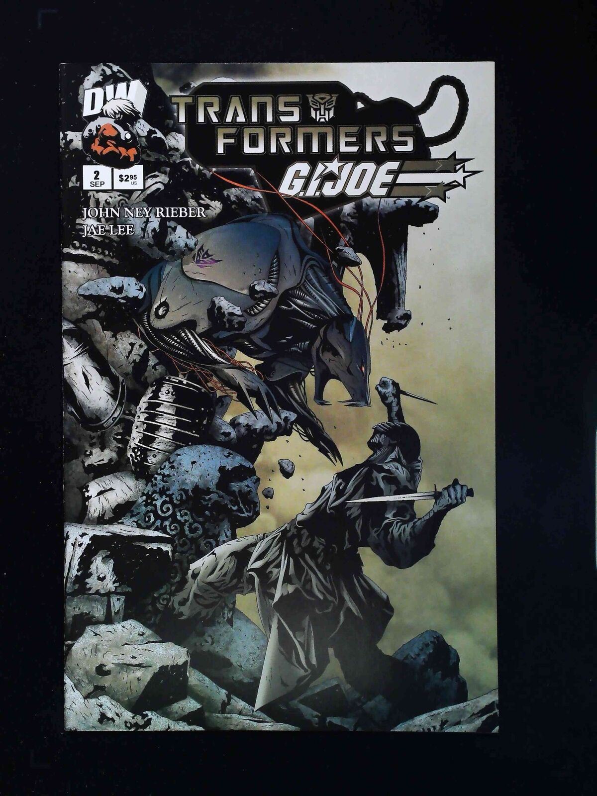Transformers Gi Joe #2 Dreamwave Production Comics 2003 Nm