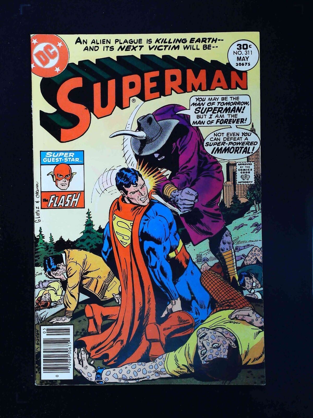 Superman #311 Dc Comics 1977 Vf Newsstand
