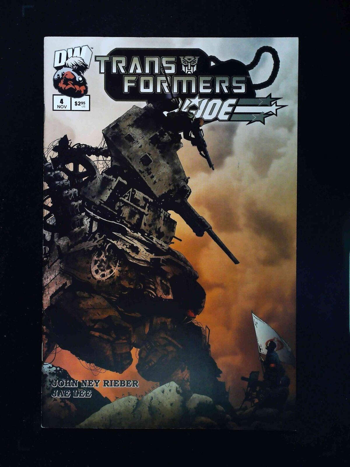 Transformers Gi Joe #4 Dreamwave Production Comics 2003 Vf+