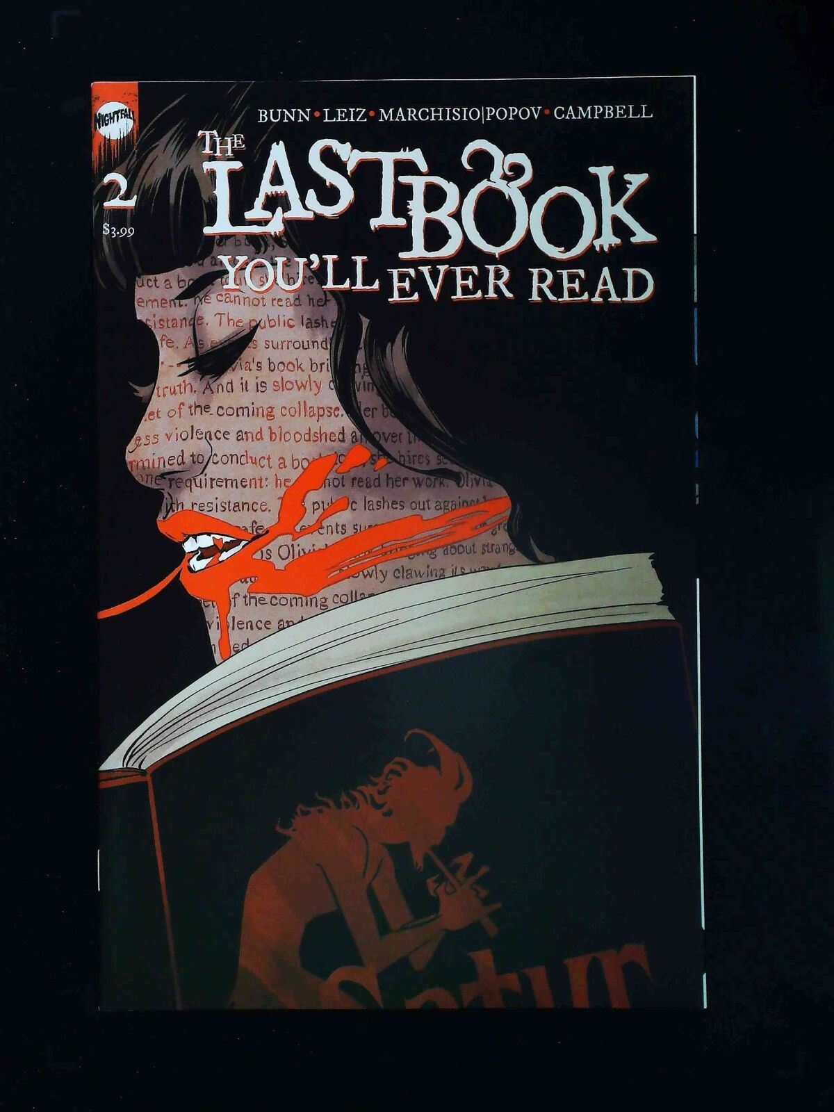 Last Book You'Ll Ever Read #2B Vault Comics 2021 Nm Hickman Variant