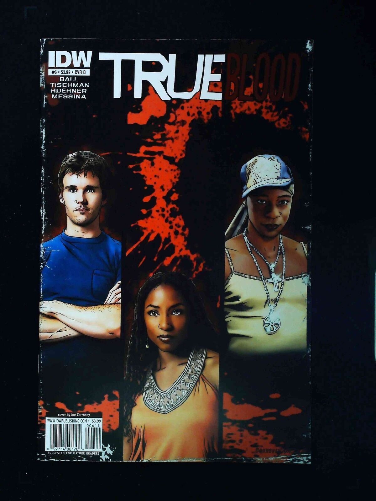 True Blood #6B Idw Comics 2010 Vf/Nm Corroney Variant