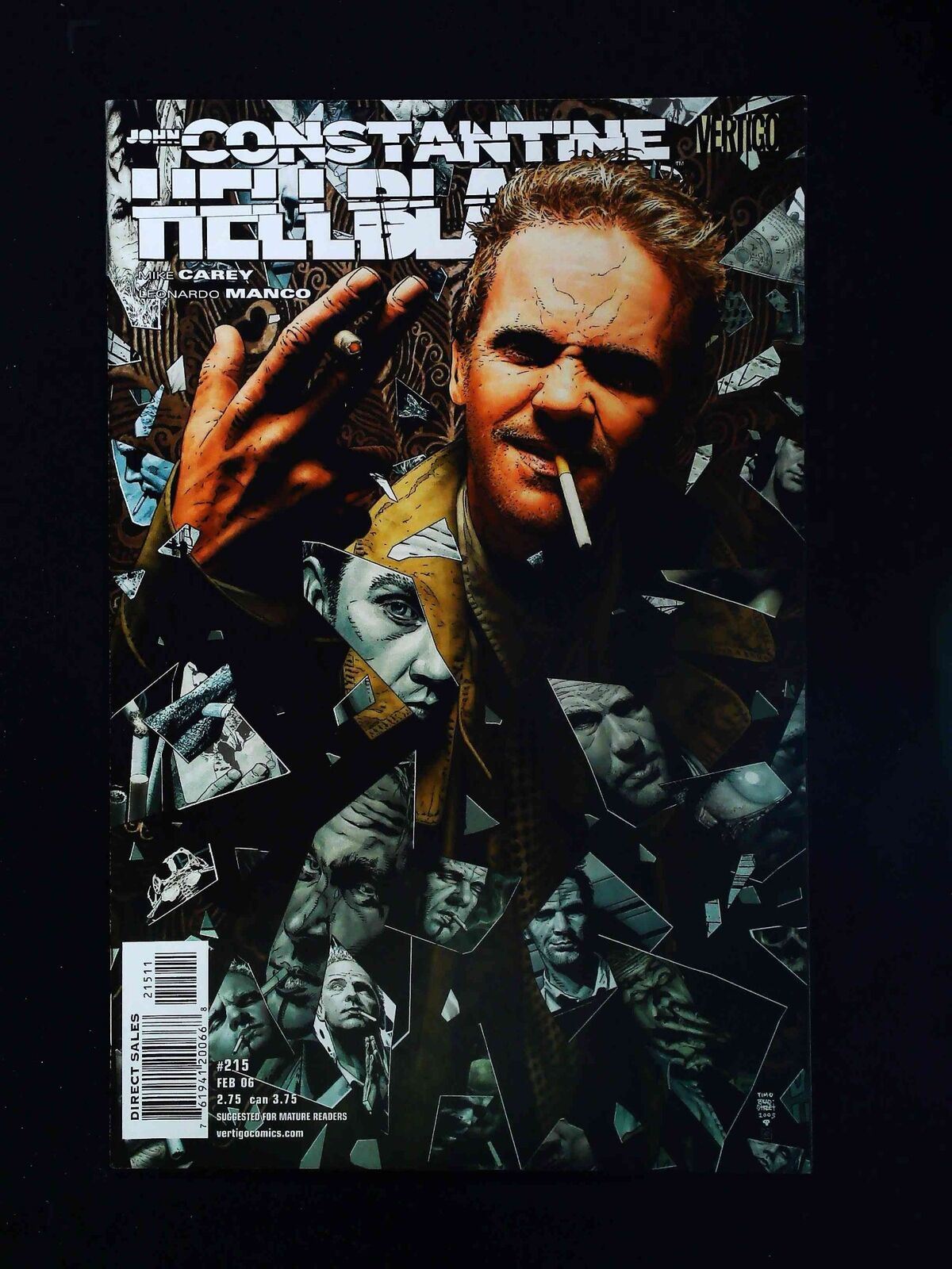 Hellblazer #215 Dc/Vertigo Comics 2006 Vf+
