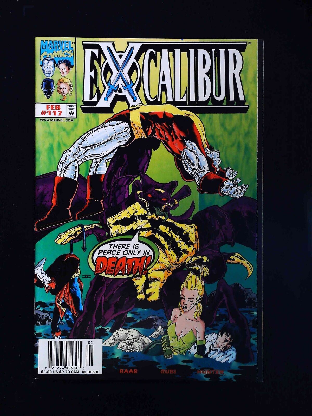 Excalibur #117 Marvel Comics 1998 Vf/Nm Newsstand