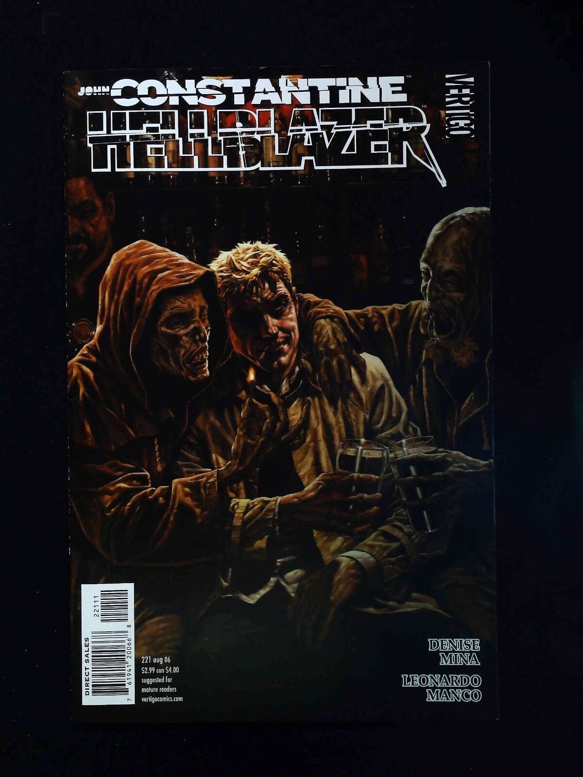 Hellblazer #221 Dc/Vertigo Comics 2006 Vf+