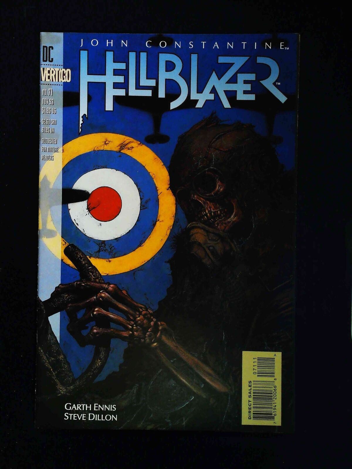 Hellblazer #71 Dc/Vertigo Comics 1993 Vf+