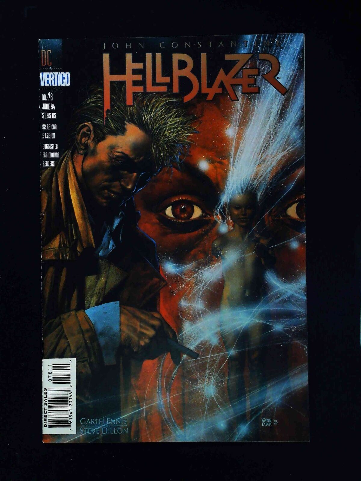 Hellblazer #78 Dc/Vertigo Comics 1994 Vf+