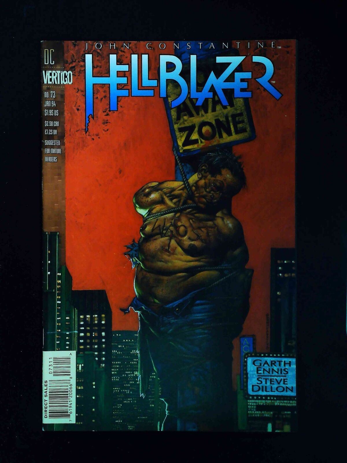 Hellblazer #73 Dc/Vertigo Comics 1994 Vf+
