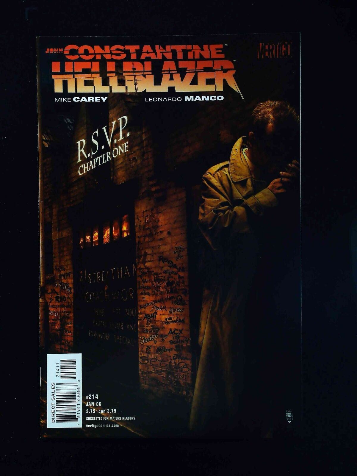 Hellblazer #214 Dc/Vertigo Comics 2006 Vf+