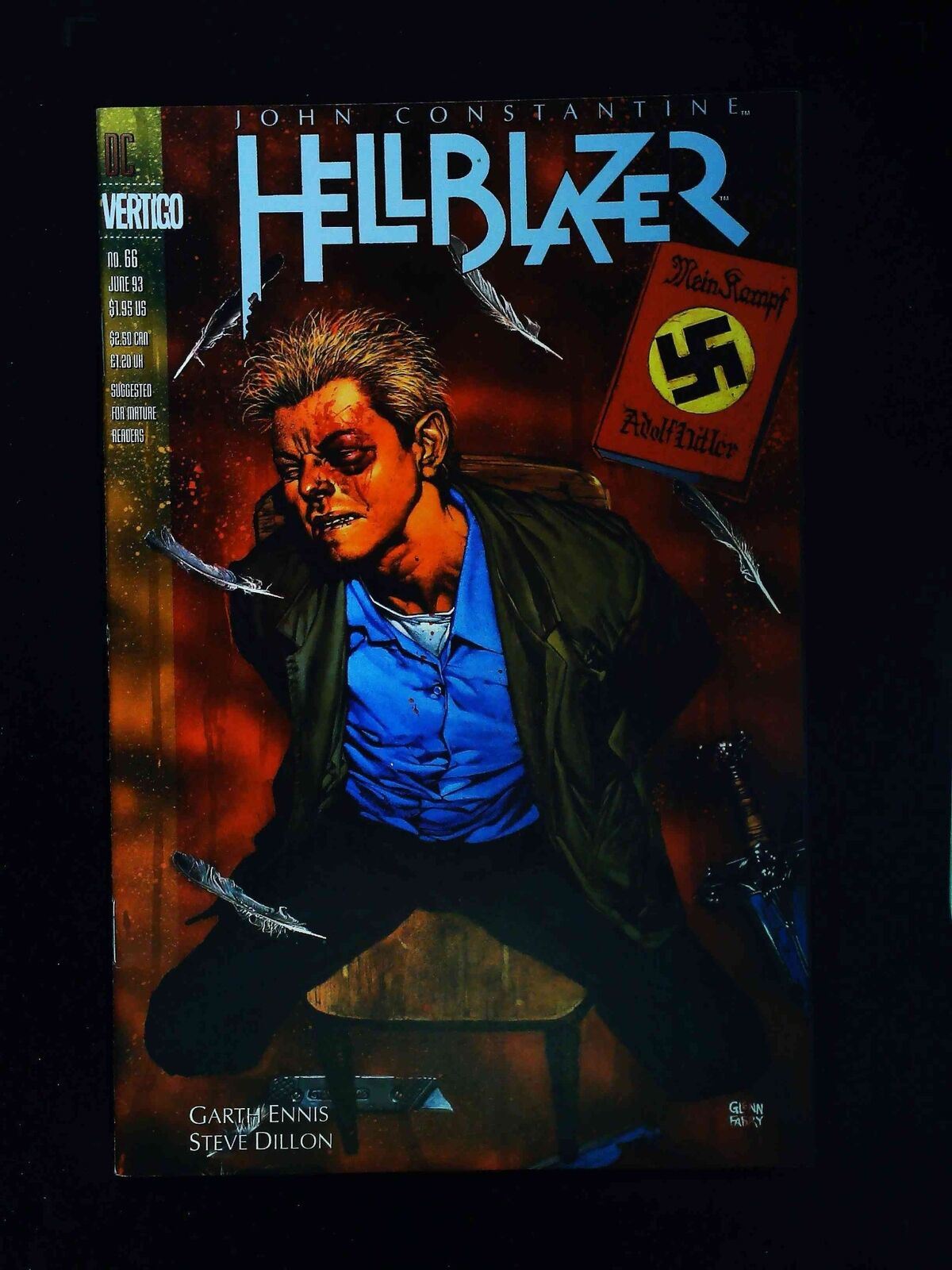 Hellblazer #66 Dc/Vertigo Comics 1993 Vf+