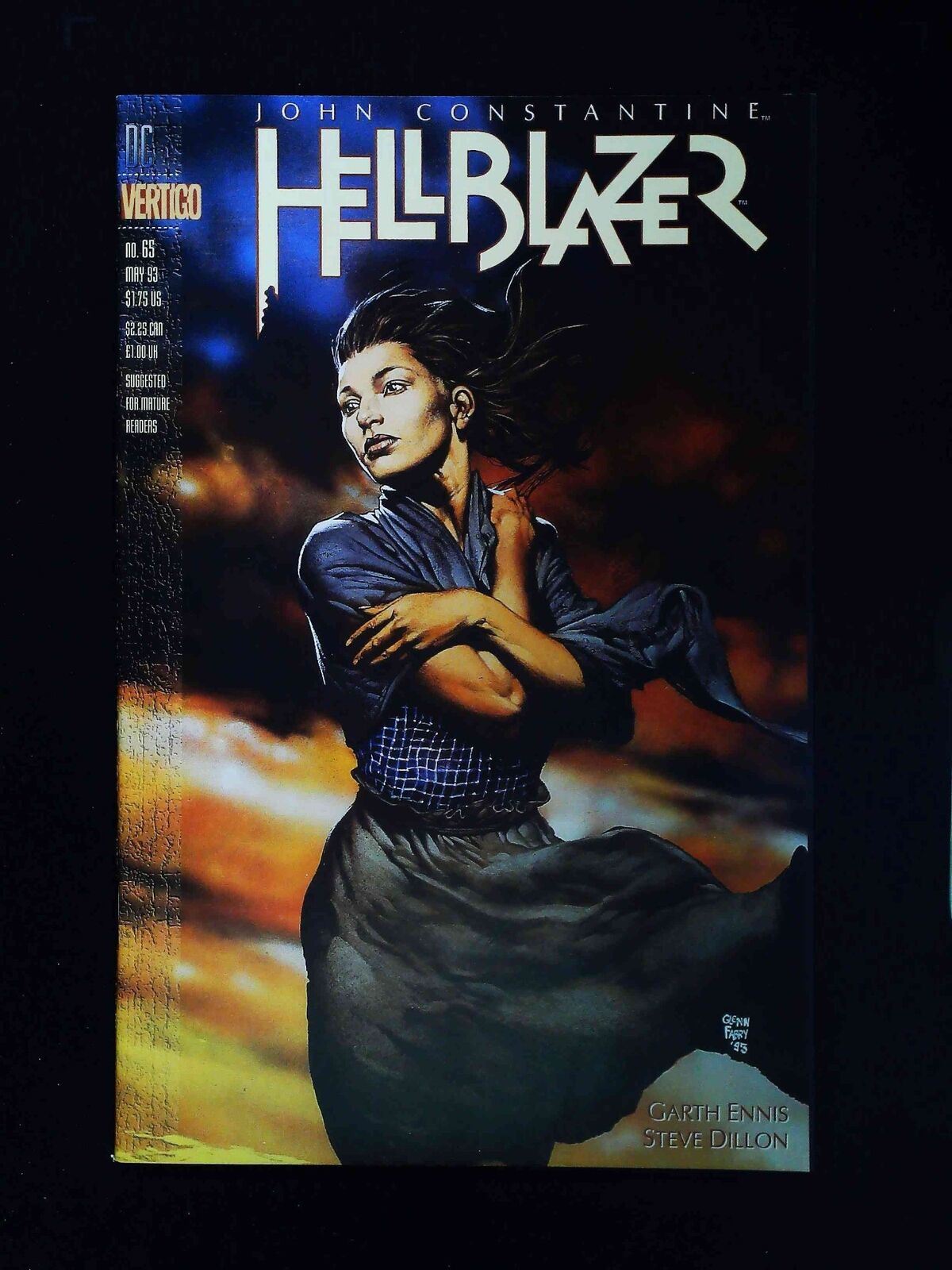 Hellblazer #65 Dc/Vertigo Comics 1993 Vf+