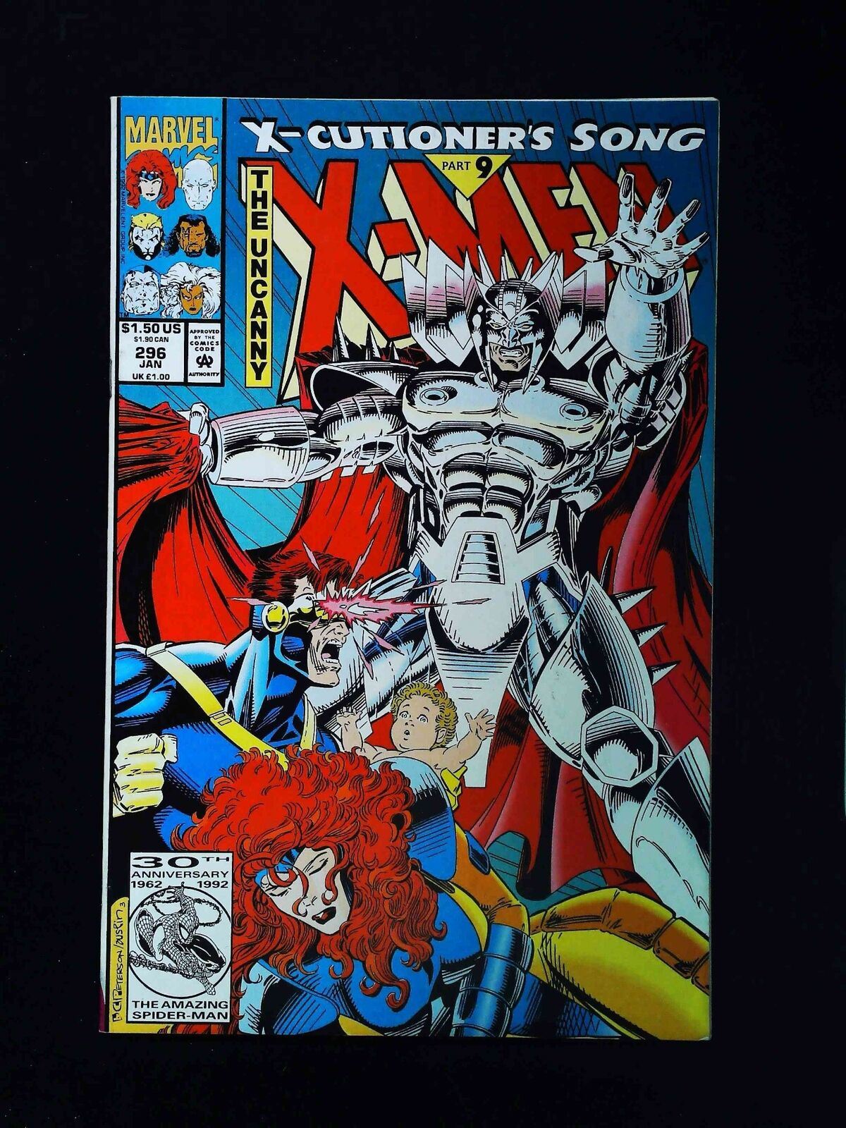 Uncanny X-Men #296 Marvel Comics 1993 Vf+